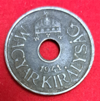 20 Filér, Hungarian royal bill 1941, Hungary (965)