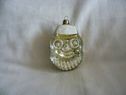 Old glass Christmas tree decoration - an interesting, transparent decoration!