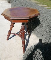 Octagonal pewter table (8 corners) today: 75 cm