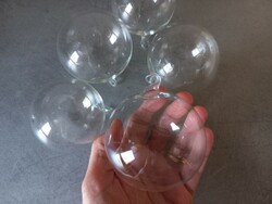5 db függeszthető fújt üveggömb kreatív célra