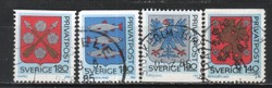 Svéd 0966 Mi 1330-1333      1,20 Euró
