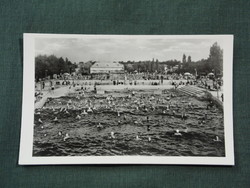 Postcard, Hajdúszoboszló, beach bath, view, detail