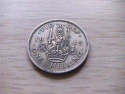 1 Shilling 1949 England (coat of arms of Scotland opposite seated lion above the crown)
