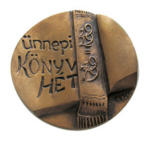 György Várhelyi: festive book week 1929-1979 commemorative medal