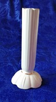 Porcelain candle holder gilded 17 cm