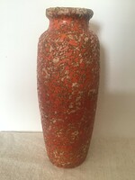 Tófej kerámia váza 34cm.