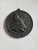 1979. Bronze plaque. Hunting exhibition.