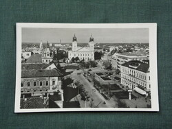 Képeslap, Debrecen, Vöröshadsereg útja, látkép templom