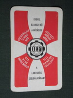 Card calendar, defi fine mechanical company, Debrecen, home appliance service 1974, (5)