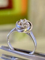 Art-deco stílusú, antik ezüst gyűrű