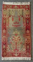 1L008 antique hand-woven prayer rug tapestry 95 x 190 cm