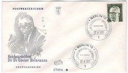 Memorial cards, fdcs 0423 (berlin) michel 393 1.70 euro
