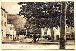 Antik francia város fotó  képeslap
