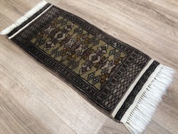 Pakisztáni kézi csomózású gyapjú PERZSA szőnyeg, 33 x 80 cm