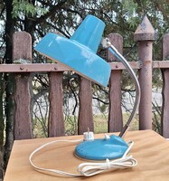 Retro blue deer table lamp