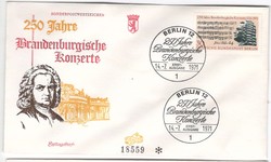 Memorial cards, fdcs 0422 (berlin) michel 392 1.70 euro