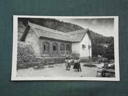 Postcard, balaton, Badacsony, Kisfaludy house, wine terrace, view detail