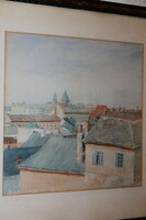 Antique signed painting 395