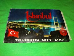 Retro Istanbul retro tourist map of the city with a short history booklet unfolded 66 x49 cm