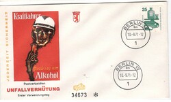 Memorial cards, fdcs 0430 (berlin) michel 405 2.60 euro