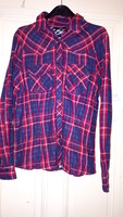 F & f flannel, checkered women's blouse, top (42)