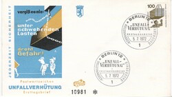 Memorial cards, fdcs 0434 (berlin) michel 410 4.50 euro
