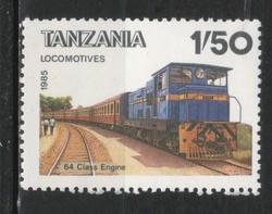 Vasút 0027 Tanzánia  Mi 281     0,40 Euró
