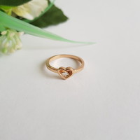 New heart decorated ring - usa 7 / eu 54 / ø17.5mm