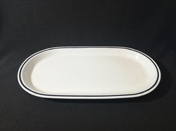 Alföldi blue striped baked porcelain bowl