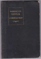 Marencich Ottó: Szótár a vendéglősipar részére - könyv 1936-ból