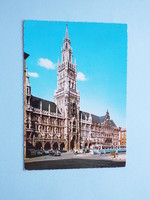 Képeslap (12) - Németország (NSZK) - München - Városháza 1960-as évek