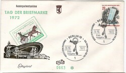Commemorative cards, fdcs 0442 (berlin) michel 439 1.10 euro