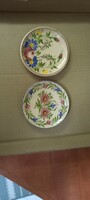 2 Pazmány plates with a floral pattern