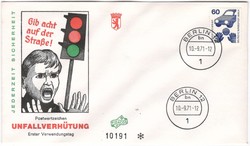 Memorial cards, fdcs 0433 (berlin) michel 409 4.50 euro