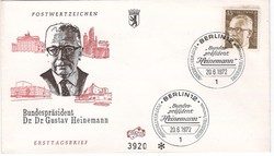 Commemorative cards, fdcs 0439 (berlin) michel 427 1.30 euro