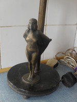 Bronze nude sculpture lamp