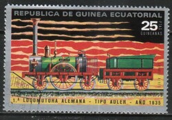 Railway 0082 Equatorial Guinea Mi 153 0.30 Euro
