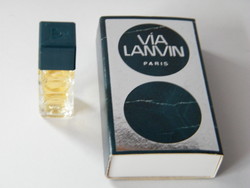Via Lanvin mini parfüm dobozban