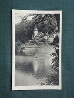 Postcard, Miskolc, Lillafüred Hámori lake with the palace hotel