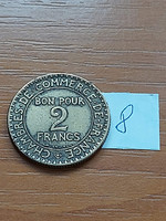 France 2 francs francs 1925 aluminum bronze 8.