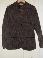 Canda brown patterned blazer, jacket (40/42)