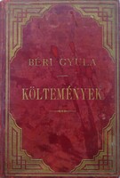 Gyula Béri - poems (1888 edition)