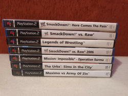 8 db PlayStation2 játékok egyben
