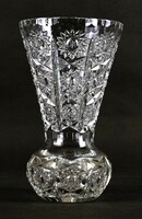 1M307 polished glass crystal vase 20 cm