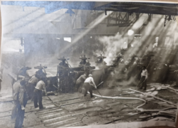 Nagyméretű régi 1930 Arad vasöntödei fotó hibátlan állapotban