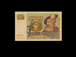 Aunc - 5 kroner - Sweden - 1969