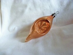 Old glass Christmas tree decoration - reflex onion!