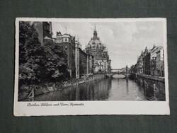 Képeslap, Postcard, Németország,Berlin. Schloss und Dom, Spreeseite. kastély, Dóm