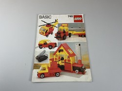 Lego 740 - basic building set - assembly instructions description 1985