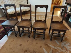 Oak chairs of French origin